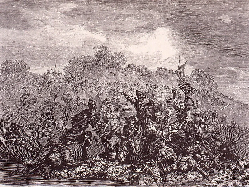 1830-Ernest Boetzel - Battaglia di Hausbergen